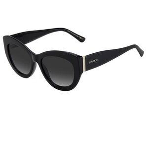 Jimmy Choo Xena Black Cat-Eye Sunglasses